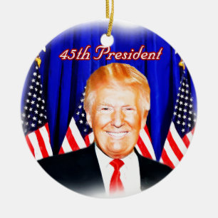 Décoration En Céramique 45e Président-Donald Trump _