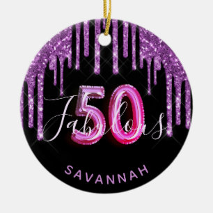 Décoration En Céramique 50 Fabuleux anniversaire noir violet parties scint