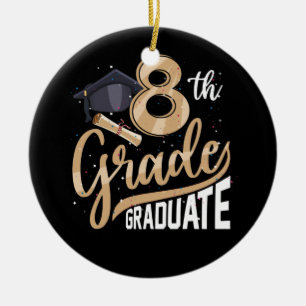 Décoration En Céramique 8th Grade Graduate Class 2022 Graduation Senior