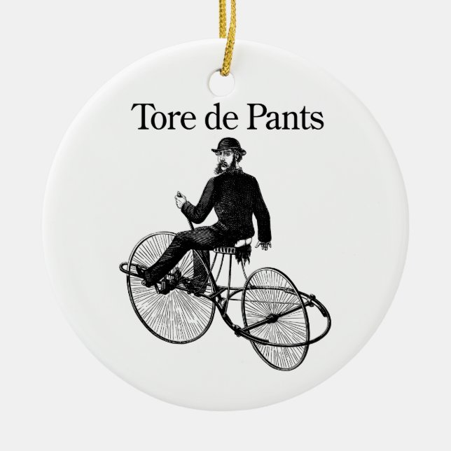 Décoration En Céramique A déchiré de Pants (Devant)