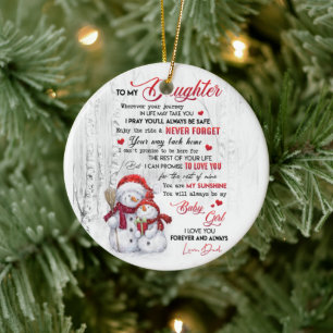 Décoration En Céramique À ma fille de papa