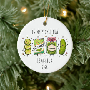 Décoration En Céramique À mon époque des cornichons Personnalisé 