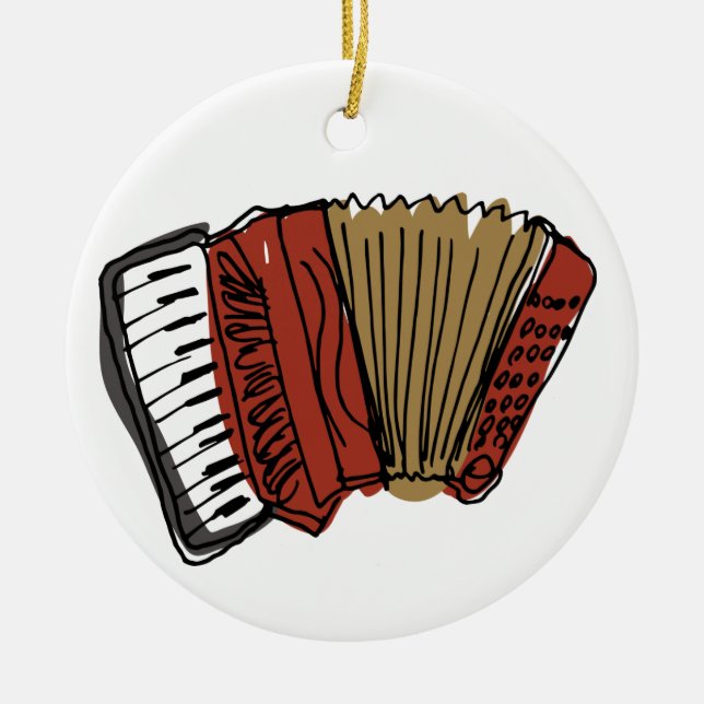 Décoration En Céramique Accordien (Devant)