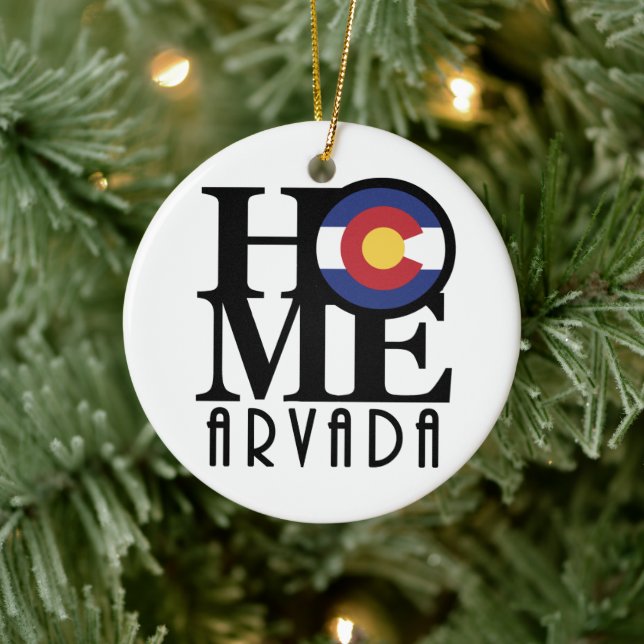 Décoration En Céramique ACCUEIL Arvada Colorado (Arbre)