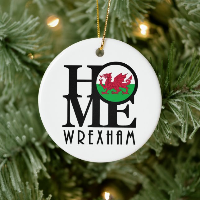 Décoration En Céramique ACCUEIL Wrexham Wales (Arbre)