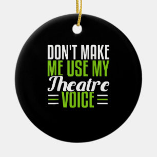 Décoration En Céramique Actrice dramatique de Broadway