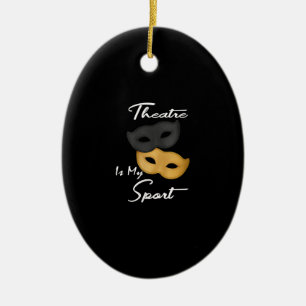 Décoration En Céramique Actrice Drôle Drôle Femmes Actrice Théâtre Masques