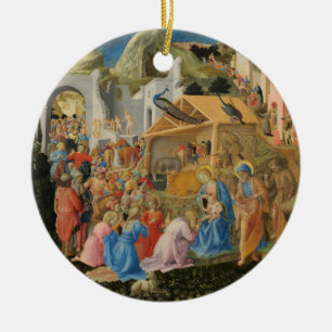Décoration En Céramique Adoration des Mages par Fra Angelico et Filippo