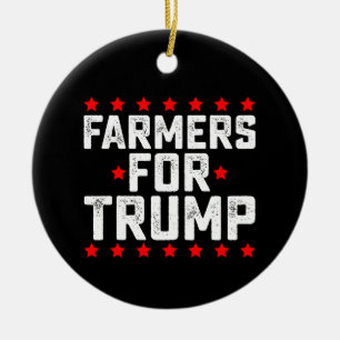 Décoration En Céramique Agriculteurs Vintages pour l'élection présidentiel