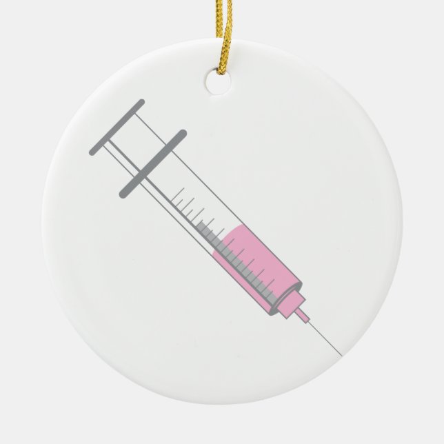Décoration En Céramique Aiguille du vaccin (Devant)