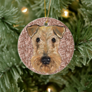 Décoration En Céramique Airedale Terrier