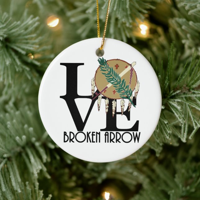 Décoration En Céramique AIVE Broken Arrow Oklahoma (Arbre)