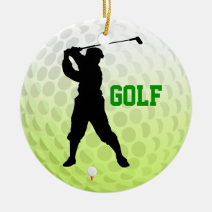 Décoration En Céramique Ajoutez le tee de golf de photo outre de
