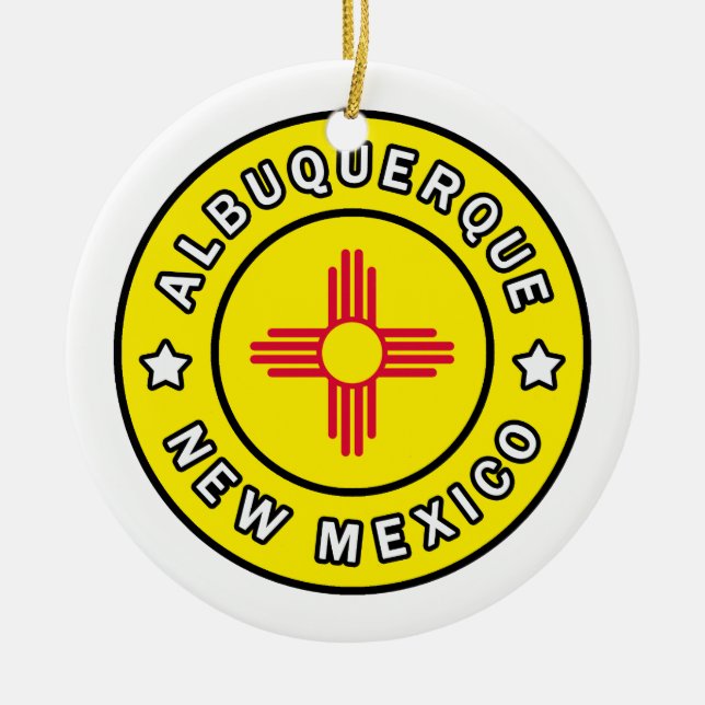 Décoration En Céramique Albuquerque Nouveau-Mexique (Devant)