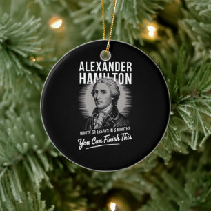 Décoration En Céramique Alexander Hamilton A Écrit 51 Essais En 6 Mois