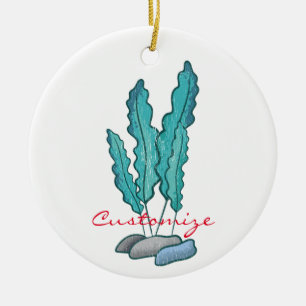 Décoration En Céramique Algues bleues Thunder_Cove