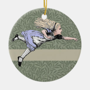 Décoration En Céramique Alice volante au pays des merveilles