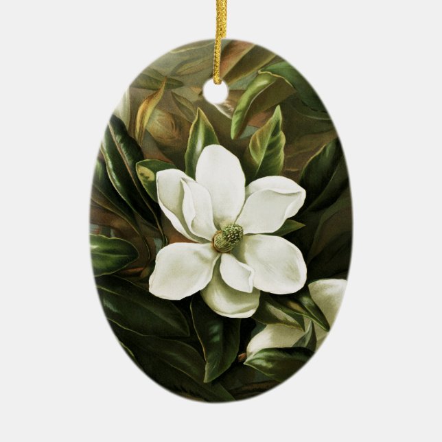 Décoration En Céramique Alicia H. Laird : Magnolia Grandflora (Devant)