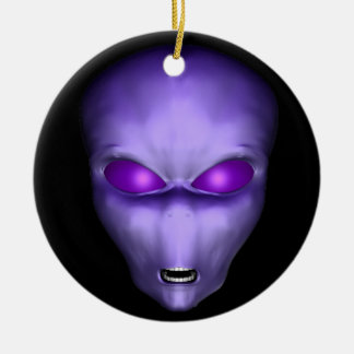Décoration En Céramique Alien pourpre