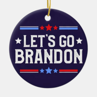 Décoration En Céramique Allons voir Brandon Funny Céramique Ornament