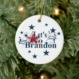 Décoration En Céramique Allons voir Brandon Noël Ornament