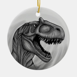 Décoration En Céramique Allosaurus