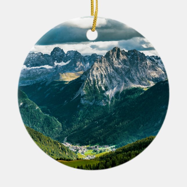 Décoration En Céramique Alpes de dolomites, Italie (Devant)
