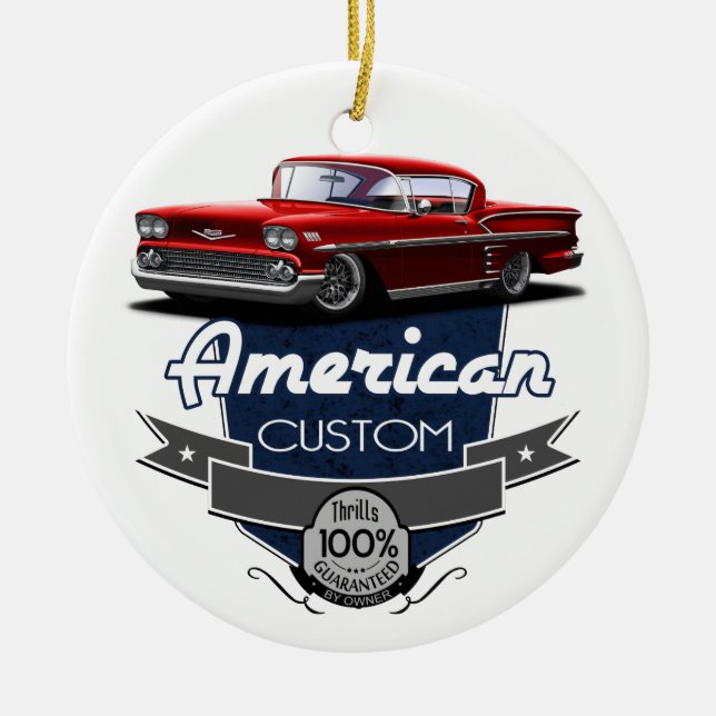 Décoration En Céramique American Custom Impala (Devant)