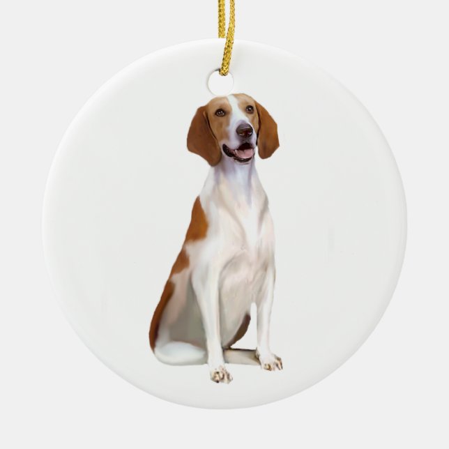 Décoration En Céramique American Foxhound (A) (Devant)