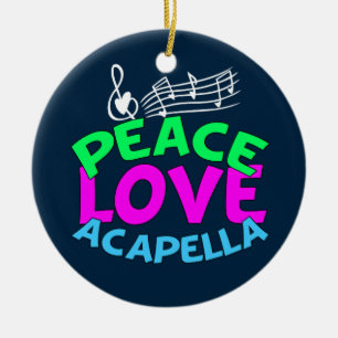 Décoration En Céramique Amour Acapella de paix