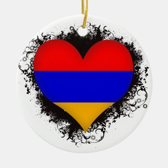 Décoration En Céramique Amour Arménie du cru I (Devant)