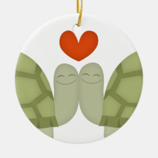 Décoration En Céramique Amour de tortue