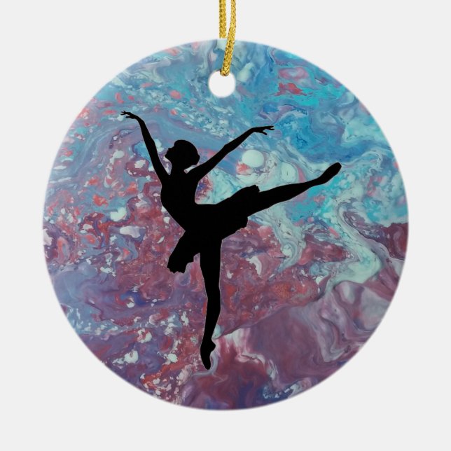 Décoration En Céramique Amour pour danser l'ornement (Devant)