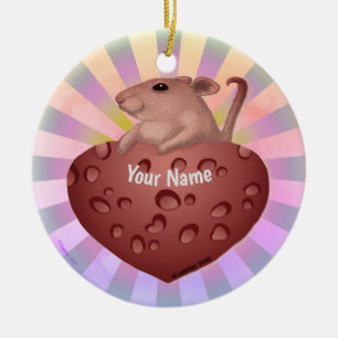 Décoration En Céramique Amour souris