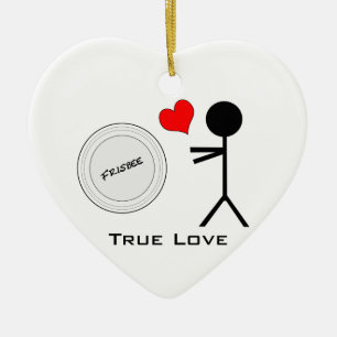Décoration En Céramique Amour vrai de frisbee final