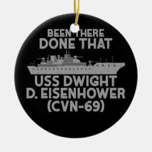 Décoration En Céramique Anciens Combattants U S Dwight D Eisenhower Tee -