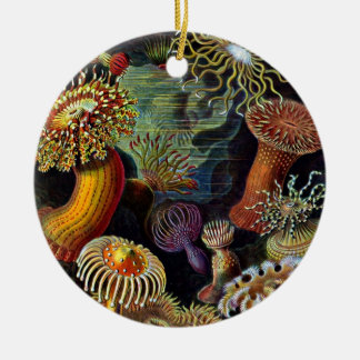 Décoration En Céramique Anémones de Sous-Mer Classic Round Sticker