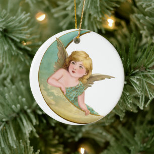 Décoration En Céramique Angel Moon