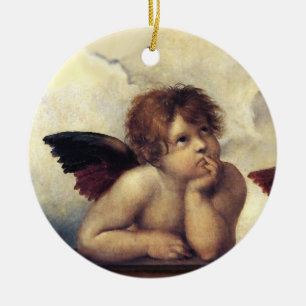 Décoration En Céramique ANGES / Cherubs ailés, Nuages Raffaello Sanzio C