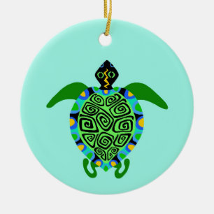 Décoration En Céramique Animal en voie de disparition - TORTLE de mer - Fa