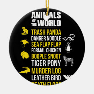 Décoration En Céramique Animals Of The World Trash Panda Danger Noodle