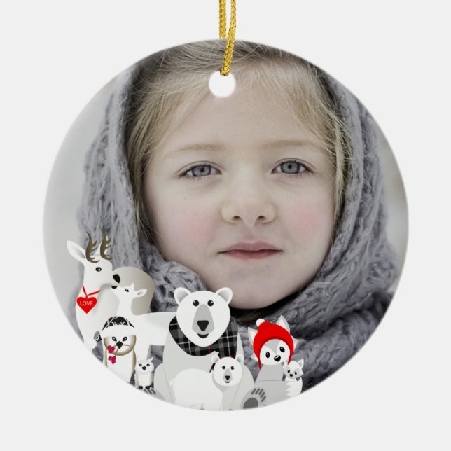 Décoration En Céramique Animaux arctiques (Devant)