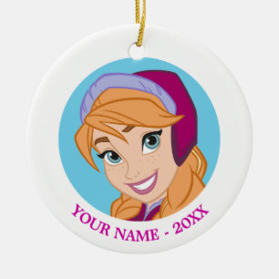 Décoration En Céramique  Anna  Icône Face Ajouter votre nom