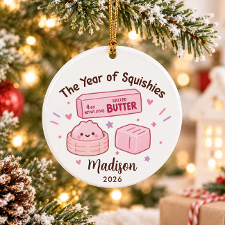 Décoration En Céramique Année de Noël des enfants Squishies