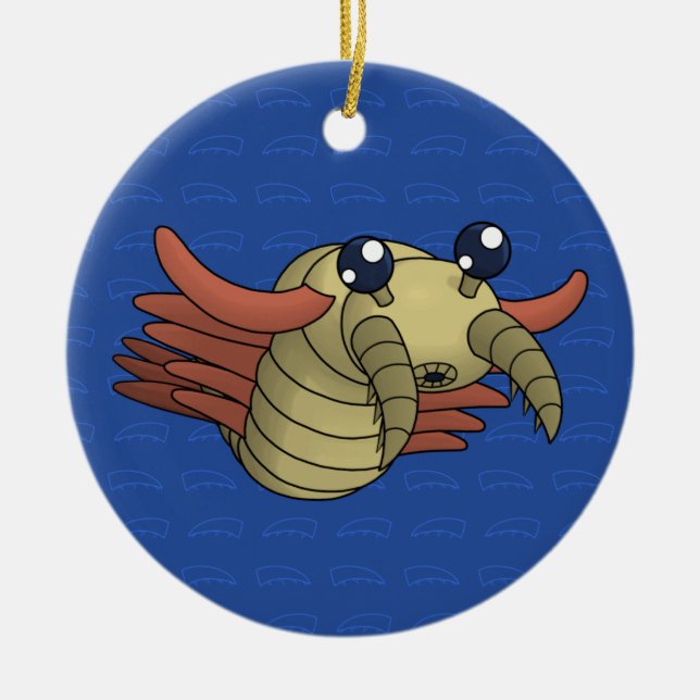 Décoration En Céramique Anomalocaris - Les crevettes inhabituelles (Devant)