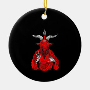 Décoration En Céramique Antéchrist Goat Satan Baphomet