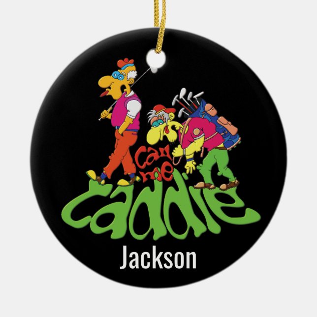 Décoration En Céramique Appelle-moi Caddie 🏌️ ‍ ♂️ (Devant)