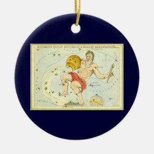 Décoration En Céramique Aquarius, Constellation Vintage, miroir d'Urania