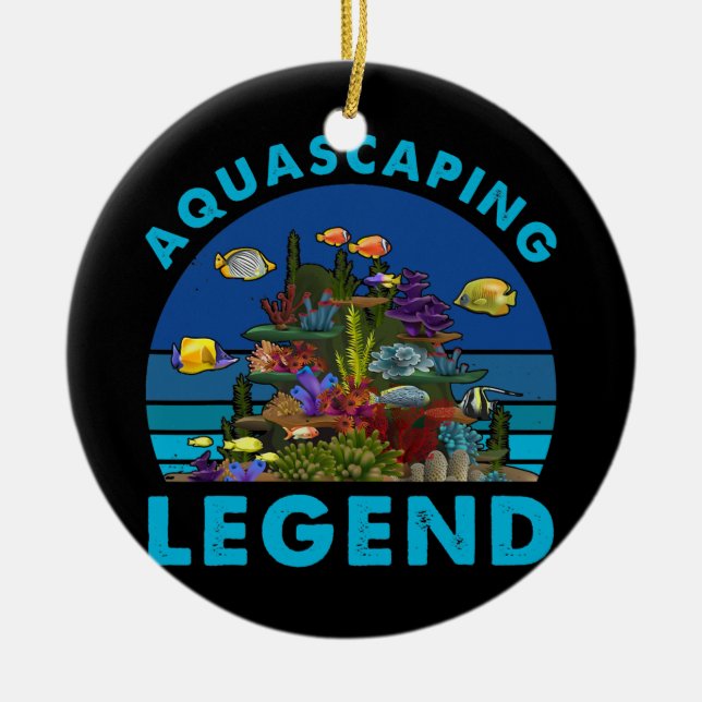 Décoration En Céramique Aquascapage Légende Conception Aquarium Pour Aquar (Devant)
