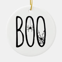 Araignée BOO et toile d'araignée Halloween effraya